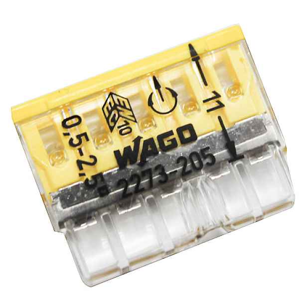 Rychlospojka Wago 2273-205 0,5-2,5 mm² 5 100 ks