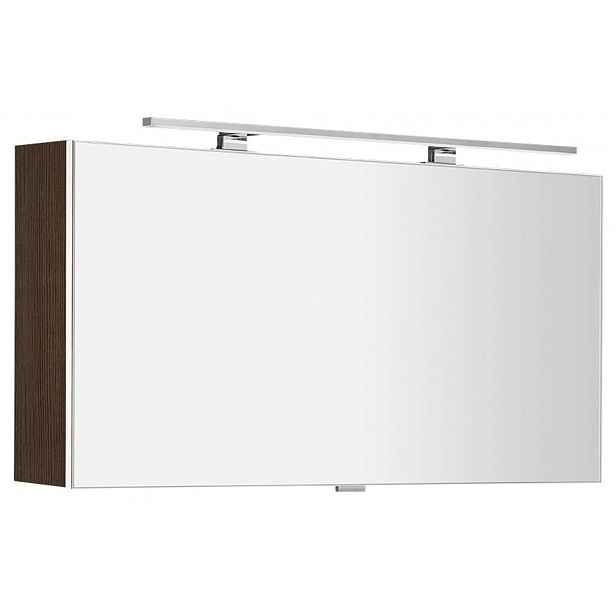 Sapho Cloe - Zrcadlová skříňka s LED osvětlením 100x50x18 cm, borovice rustik CE100-0016