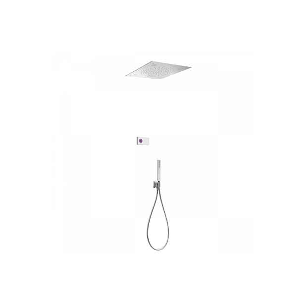 Tres 09286562 Termostatický podomítkový elektronický sprchový set SHOWER TECHNOLOGY CHROMOTHERAPY - lesklý chrom