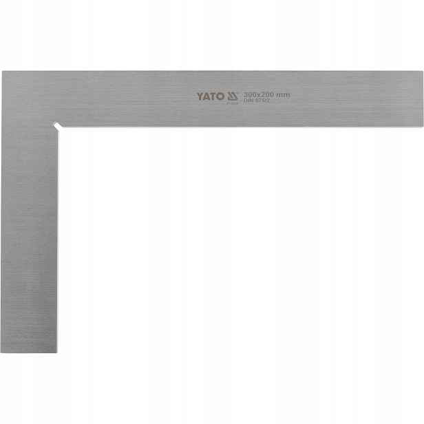 Zámečnický Úhelník 300X200 MM Ocel Broušený Přesný Úhel 90 Din 875