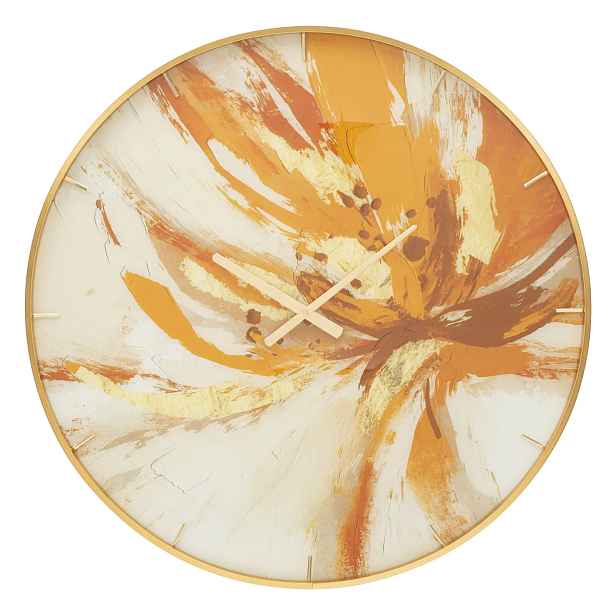 Mauro Ferretti Nástěnné hodiny Glass Toply 80 cm vícebarevné/zlaté