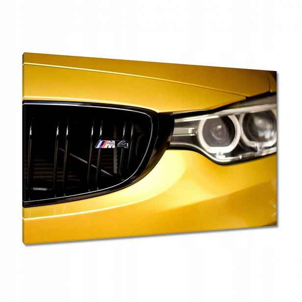 Obrazy 120x80 Žluté Bmw