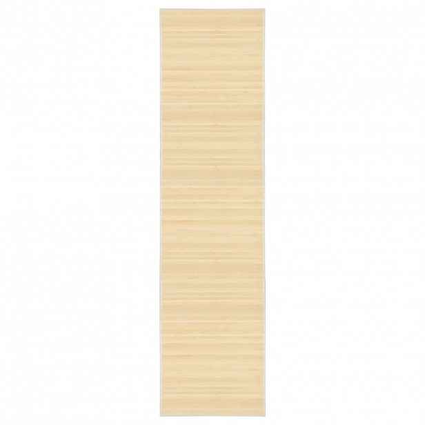 vidaXL Koberec bambus 80 x 300 cm přírodní