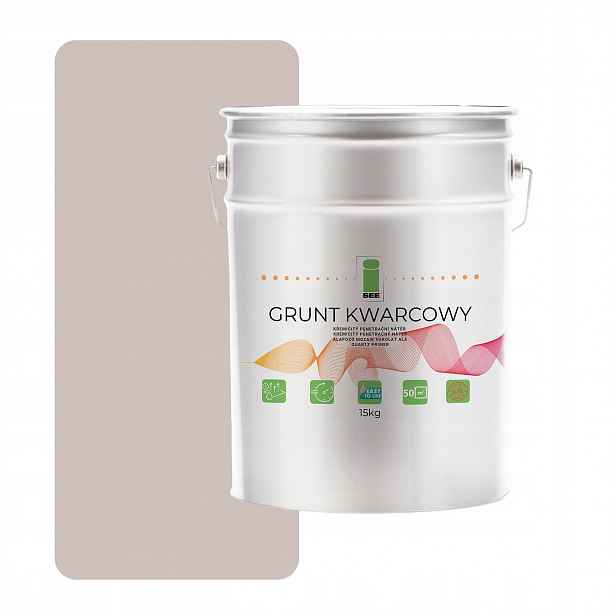 Křemenný podklad pod dekorativní omítku béžový, světlý, D812 15 kg