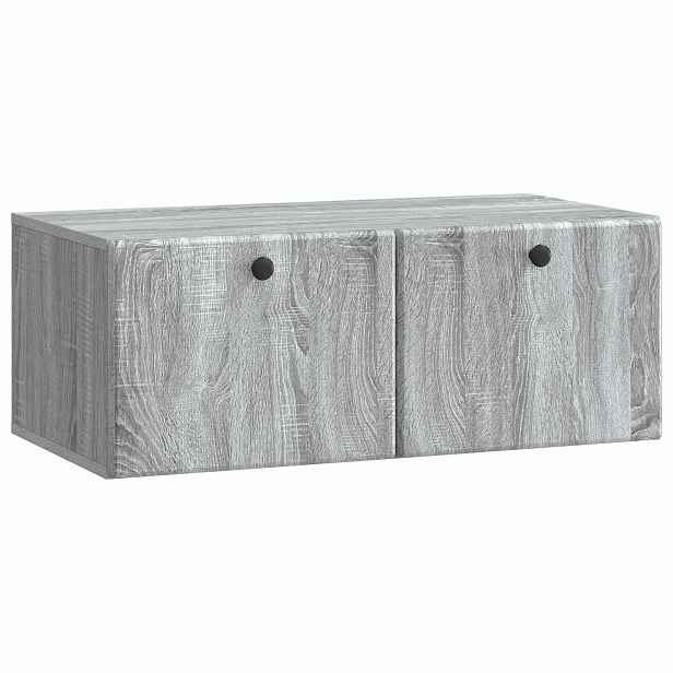 vidaXL Nástěnná TV skříň 78,5 x 41 x 30 cm Šedý Sonoma