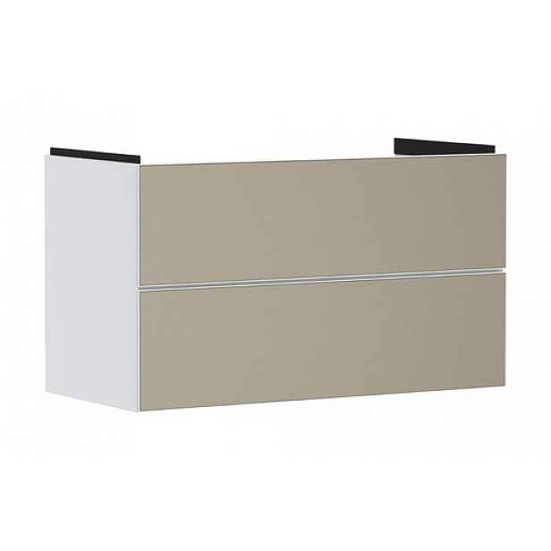 Skříňka pod umyvadlo bez umyvadla Hansgrohe Xevolos E 98x57,5x47,5 cm bílá matná 54181390