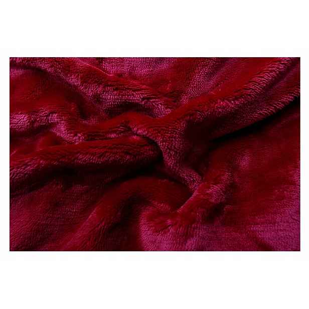 Svitap sleep well Prostěradlo mikroflanel bordó 180x200x20 cm