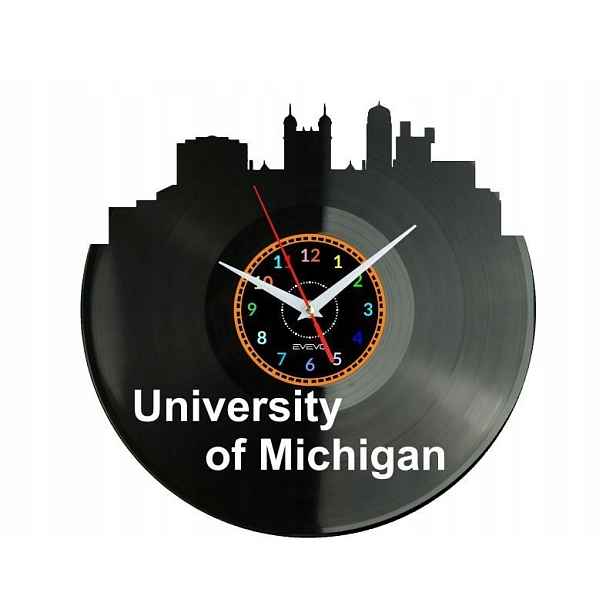 University of Michigan Nápad na Dárek Nástěnná Dekorace z vinylových desek