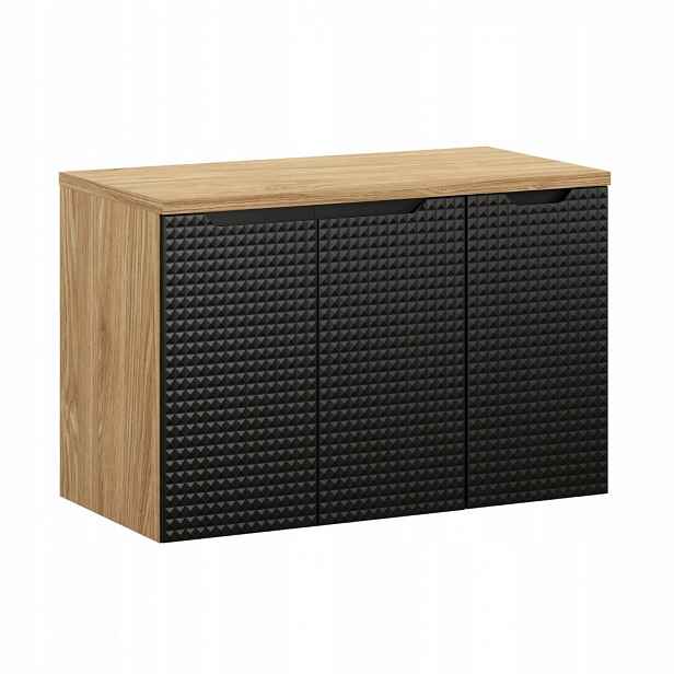 Zestaw meblowy 90cm z blatem Luxor Black
