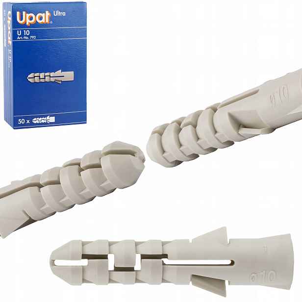 Rozpěrná trička 10 x 50 mm 50 ks nylonových pro šrouby Gtrw Etanco Ultra