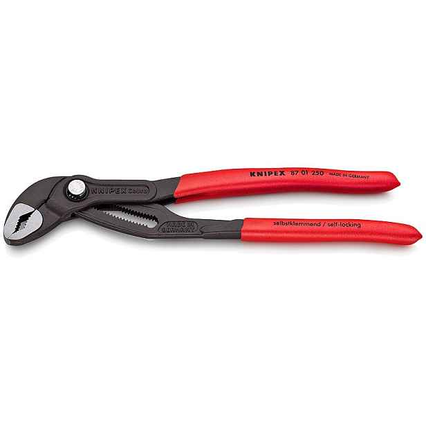 Nastavitelné kleště na trubky fosfátované 250 mm 87 01 250 Cobra Knipex