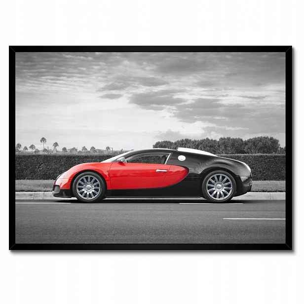 Plakáty v rámu 70x50 Bugatti Auto