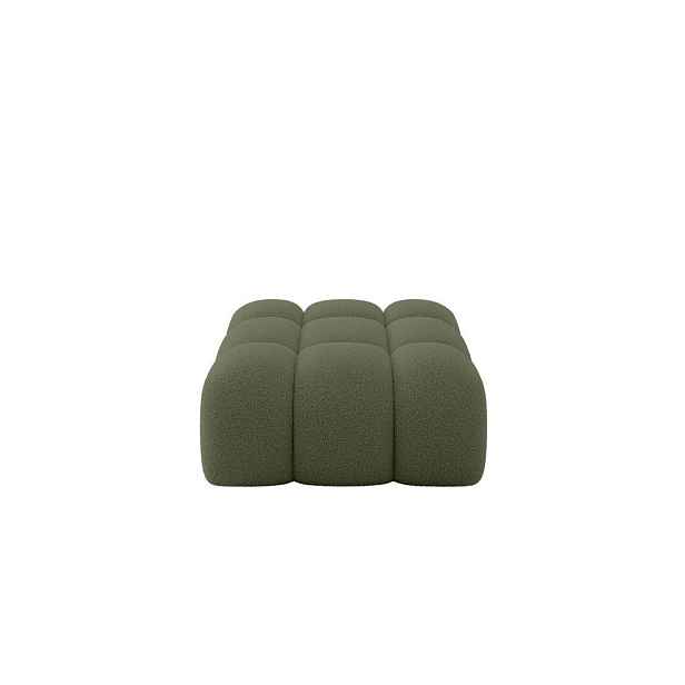 ALTDECOR TABURET OLEA-PUF 91x87x44 cm Zelená Buklé