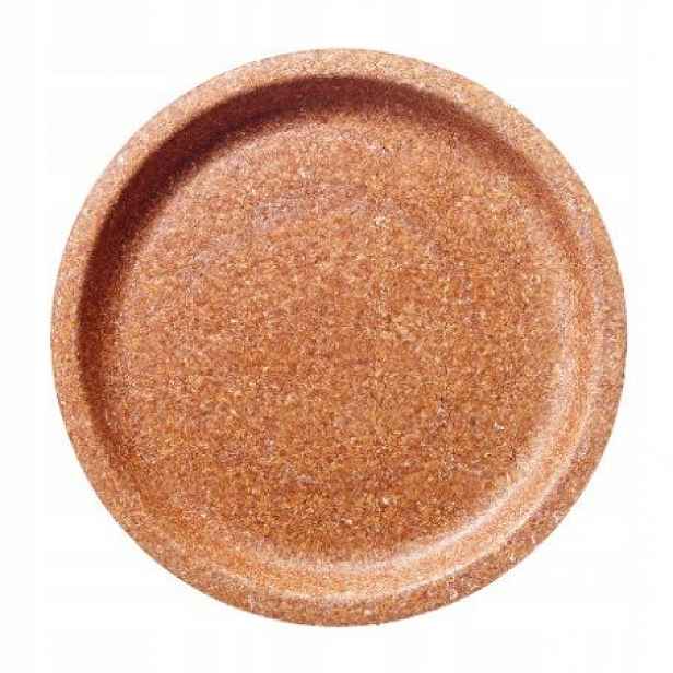 Jídelní talíře z pšeničných otrub Bio na grilování eko, průměr 24 cm, 100 ks