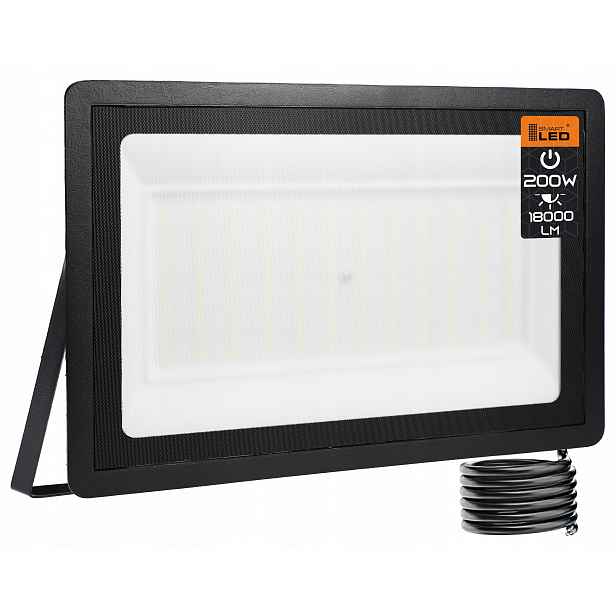 Led reflektor Slim 200W Halogen Venkovní lampa Vodotěsná 4500K
