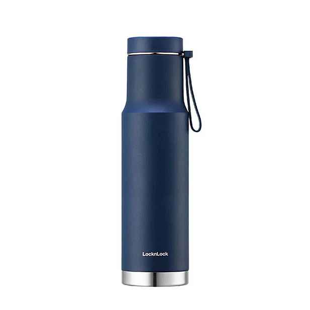 LOCKNLOCK Nerezová termoska s uchem LOCK Metro 620ml modrá