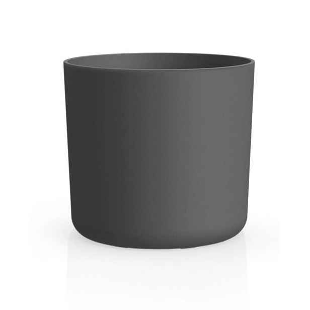 obal d22cm LORA antracit, matná, plast