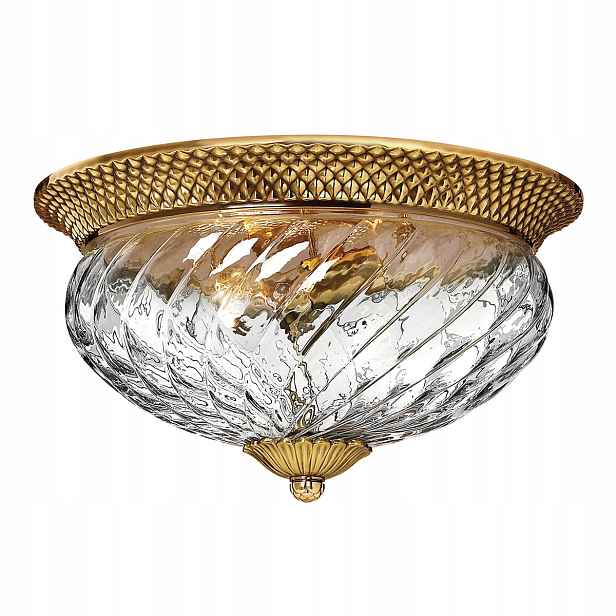 Stropní Svítidlo kulatý mosazný Hinkley Plantation E27 36,1 cm 3x60W IP20