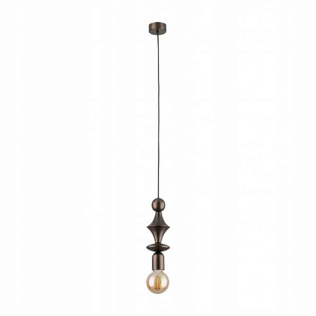 Závěsné Stropní Svítidlo Hnědá Tower 1xE27 Kov Převis do 10 cm Tk Lighting