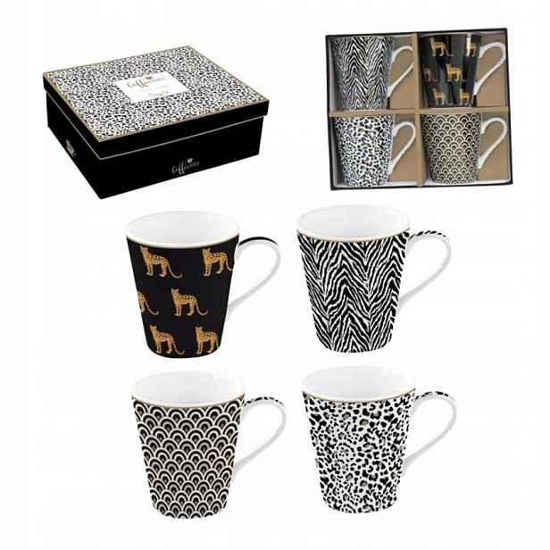 Porcelánové Hrnečky Savana 300 ML 4KS