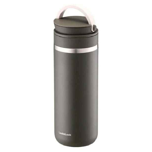 LOCKNLOCK Nerezová termoska s uchem LOCK Metro 475ml khaki