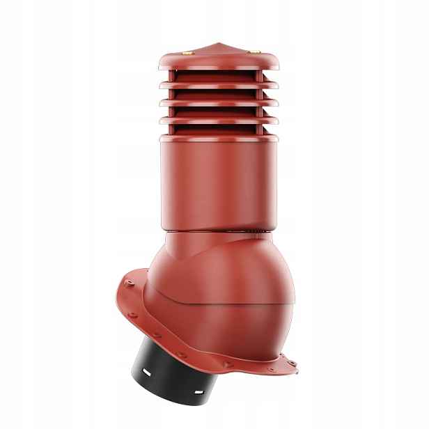 Větrací komín Smartline profil B fi 150 mm, zateplený, červený