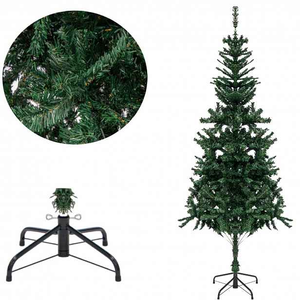 Klasický umělý vánoční stromeček z Pvc 180 cm, stojan 650 konců