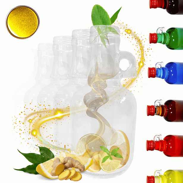 Lahve 250 ml galon s držákem šťávy na olej fi31 10 Ks