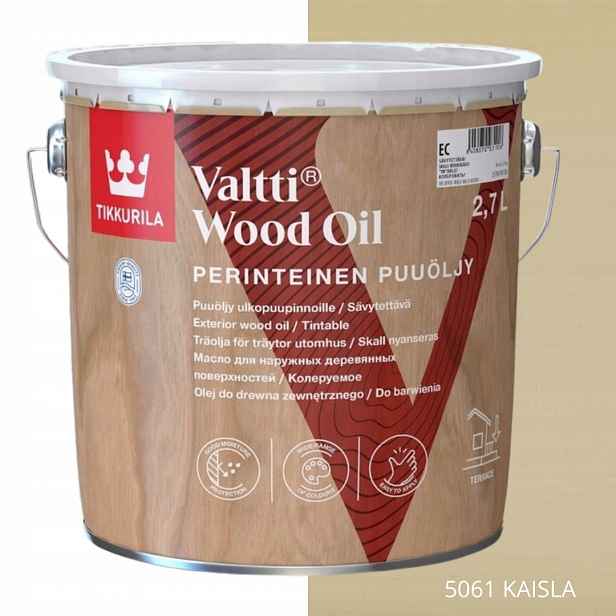 Tikkurila Valtti Wood Oil Olej Na Dřevo 2,7 L Barva 5061 Kaisla