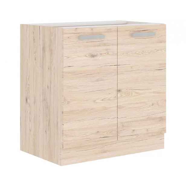 Kuchyňská dřezová skříňka Bordeaux, 80 cm, dub bordeaux
