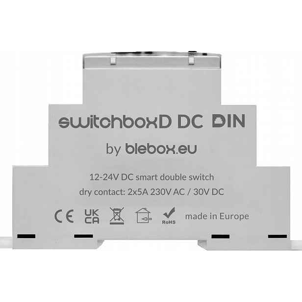 Reléový modul switchboxu DC Din Blebox