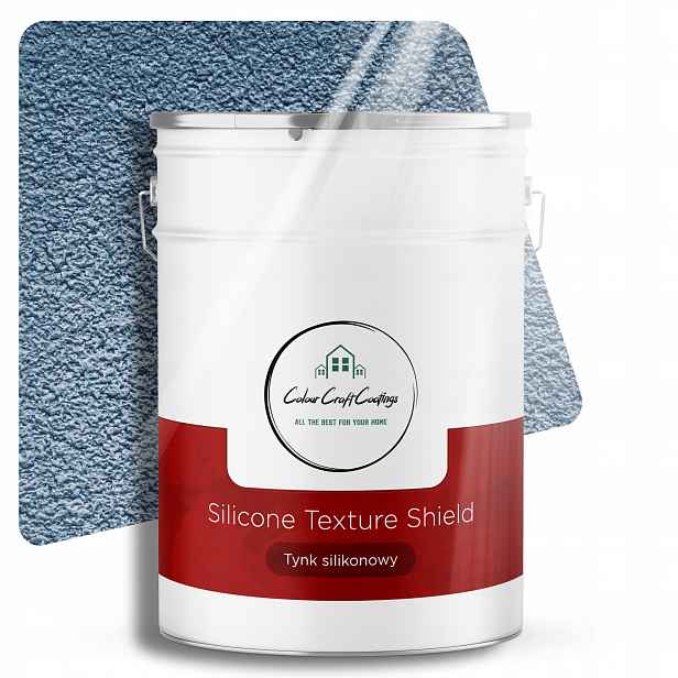 Silikonová omítka 1.0MM Beránek Modrý 25KG F126