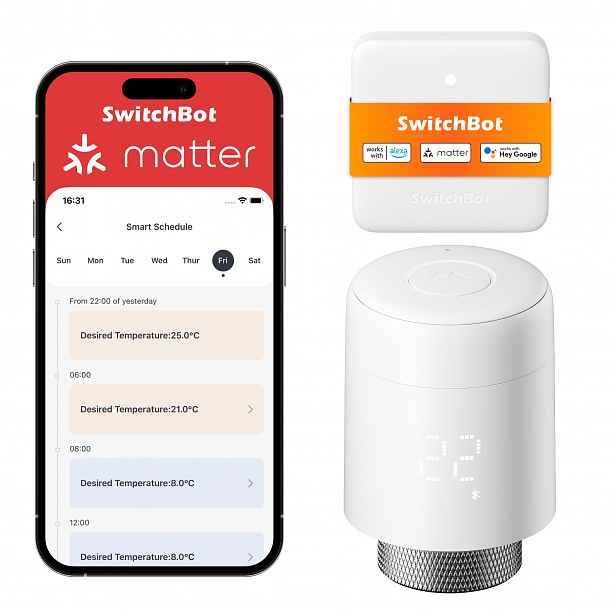 Termostat Radiátorový Wi-fi Switchbot Termostat Smart Hub Aplikace Pro