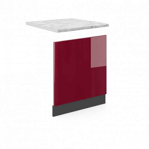 Vicco PŘEDNÍ PANEL R-Line Červená 60 cm , PD Mramor