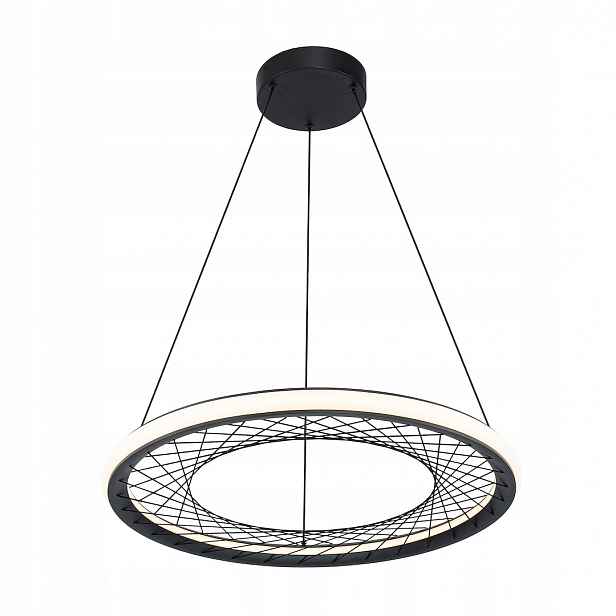 Závěsná Led lampa Milagro Nest ML0524 43W 2150lm 4000K černá, průměr 61 cm
