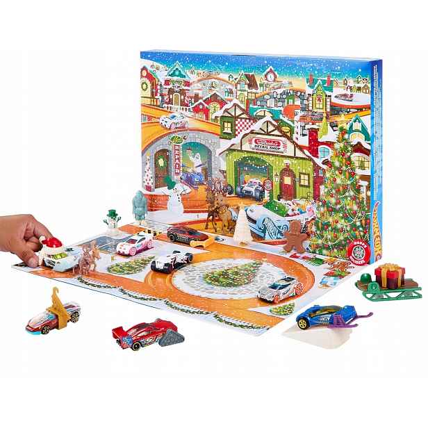 Hot Wheels Adventní Kalendář 8 Autíček HLK74