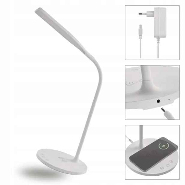 Led stolní lampa Oscar, bílá