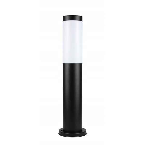 Stojací venkovní zahradní sloupková lampa černá tuba kulatá 45 cm Su-ma