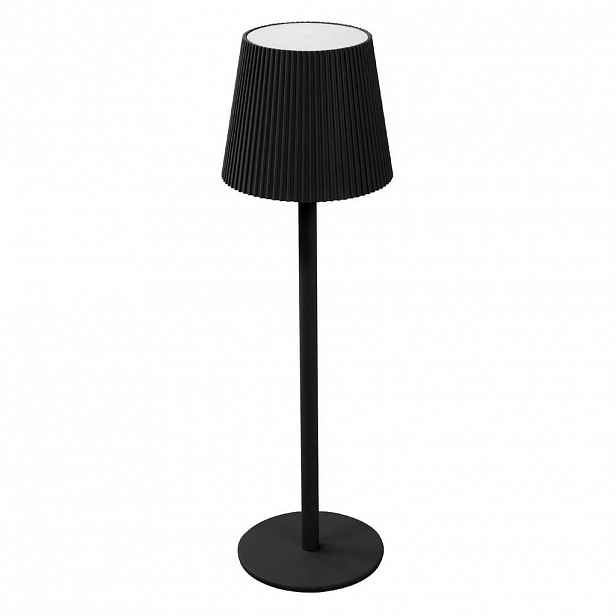 ML-DESIGN BEZDRÁTOVÁ LED STOLNÍ LAMPY s dotykovým ovládáním, černá, Ø 10 x 36 cm, teplá bílá, stmívatelná