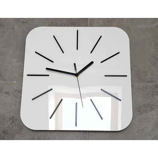 ModernClock Nástěnné hodiny Hipnotic bílé