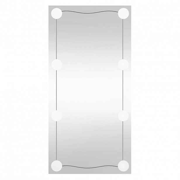 vidaXL Nástěnné zrcadlo s LED osvětlením 30 x 60 cm sklo obdélníkové
