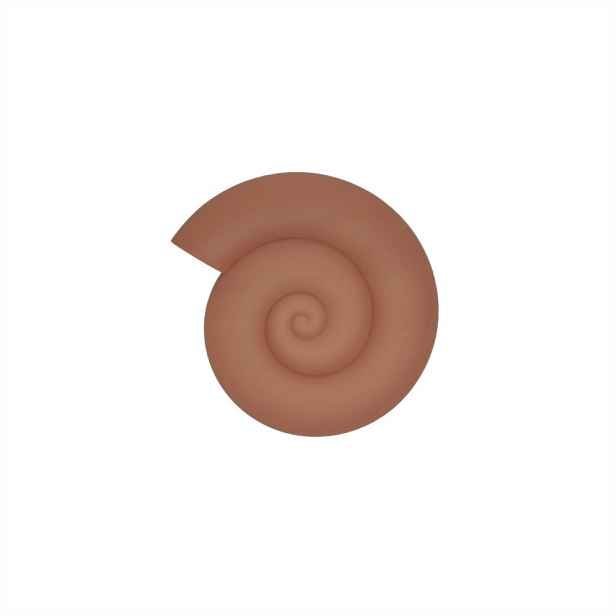 Silikonová podložka pod hrnec 15x16,5 cm Nautilus – OYOY Living Design