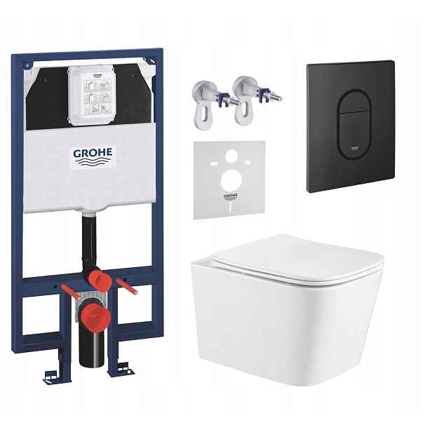 7v1 Wc Set, Stelaz Grohe Slim Wc Mísa Imprese Tornado, Tlačítko
