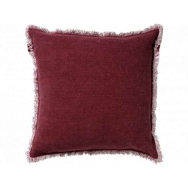 Dekorační povlak na polštář BURTO MERLOT 45x45 cm, vínový
