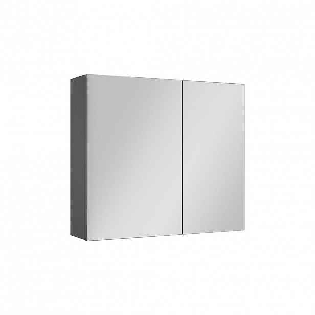 Vicco KOUPELNOVÁ ZRCADLOVÁ SKŘÍŇKA Lavia, Antracit, 70 x 60.2 cm