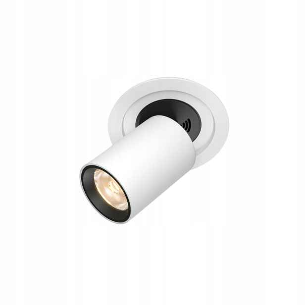 Zápustné svítidlo kulaté stropní svítidlo kulaté bílé pohyblivé reflektor 9 cm Led Maytoni