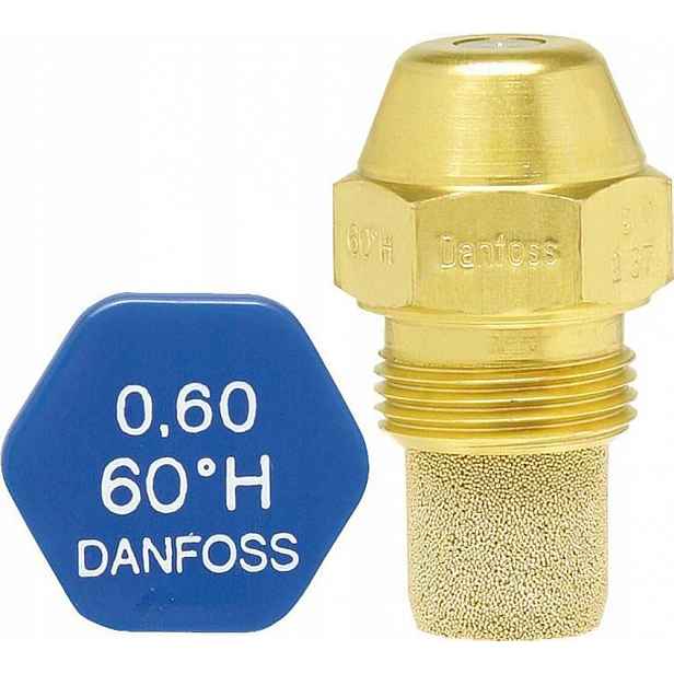 Trysky Danfoss pro olejová zařízení – různé rozměry – úhel rozprašování H