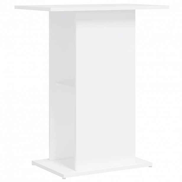 vidaXL Stojan na akvárium bílý 60,5 x 36 x 72,5 cm kompozitní dřevo