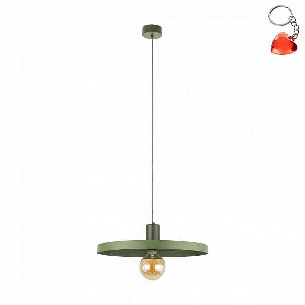Závěsná lampa Pendant Sila Zelená E27 Regulace výšky Tk Lighting