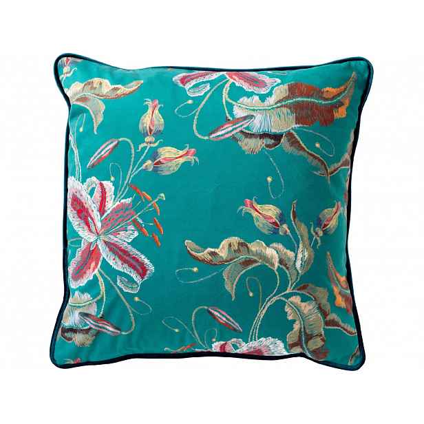 Dekorační povlak na polštář FANNY EMERALD 45x45 cm, zelený